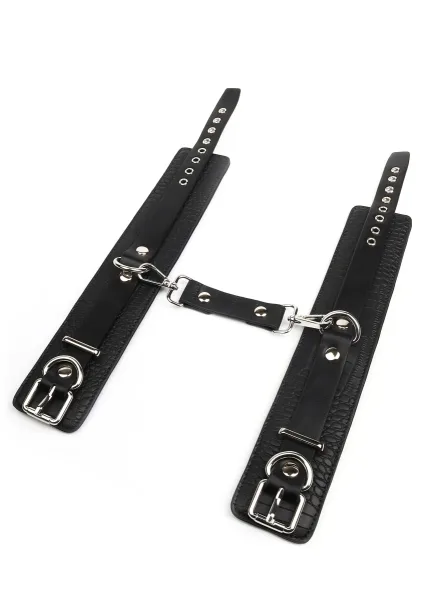 Croc-Embossed Ankle Cuffs